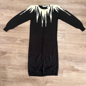 VINTAGE 60S 70S JOHN RICHARD Rabbit Hair
NORDIC ANGORA SWEATER DRESS S